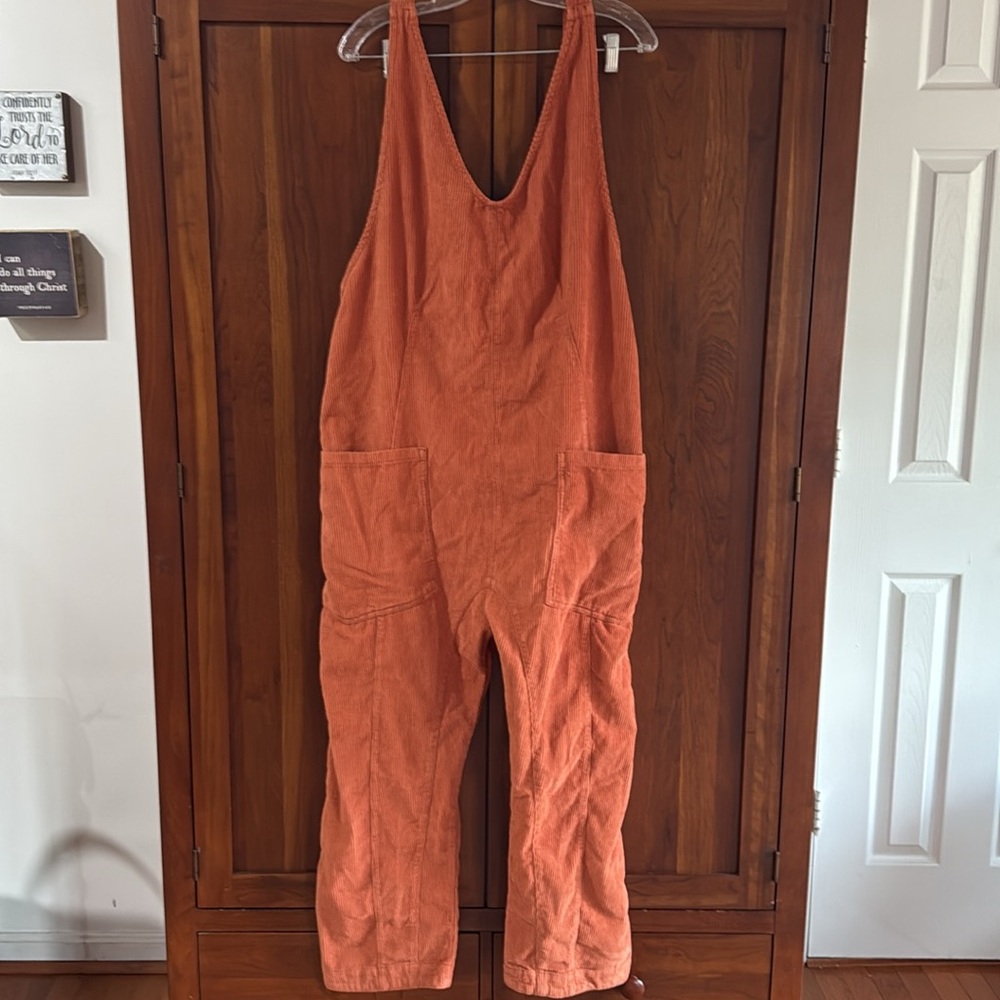 NWOT Free People High Roller Corduroy Jumpsuit - Picture 2 of 8